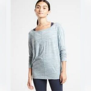 Athleta Flow Top Essence Spacedye Medium